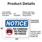Signmission No Cameras No Photos No Videos, 24 in W x Rectangle, Plastic OS-2PACK-NS-P-1824-L-14402 - alternate 3